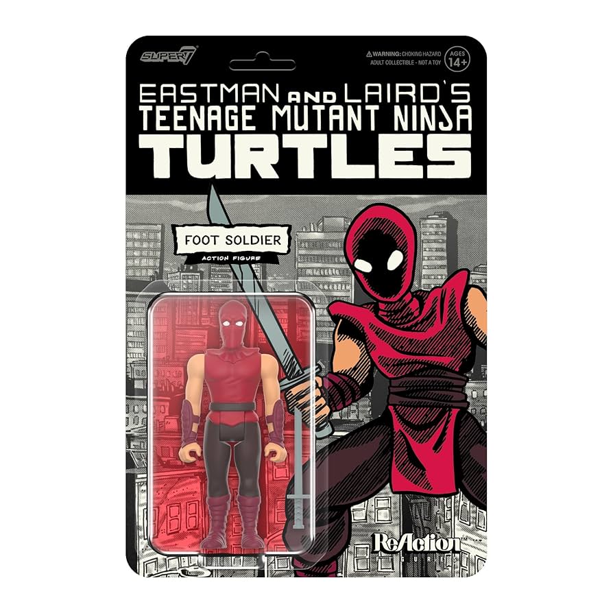 Amazon.com: Super7 Teenage Mutant Ninja Turtles Foot Soldier